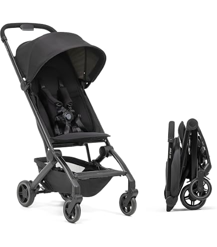 Joolz Aer2 Lightweight Travel Stroller for Baby & Toddler – One-Hand Fold, Compact Carry-On Airplane Approved, Reclining Seat, UPF 50+ Canopy, Travel Pouch, Baby Net – Hazel Brown : Baby