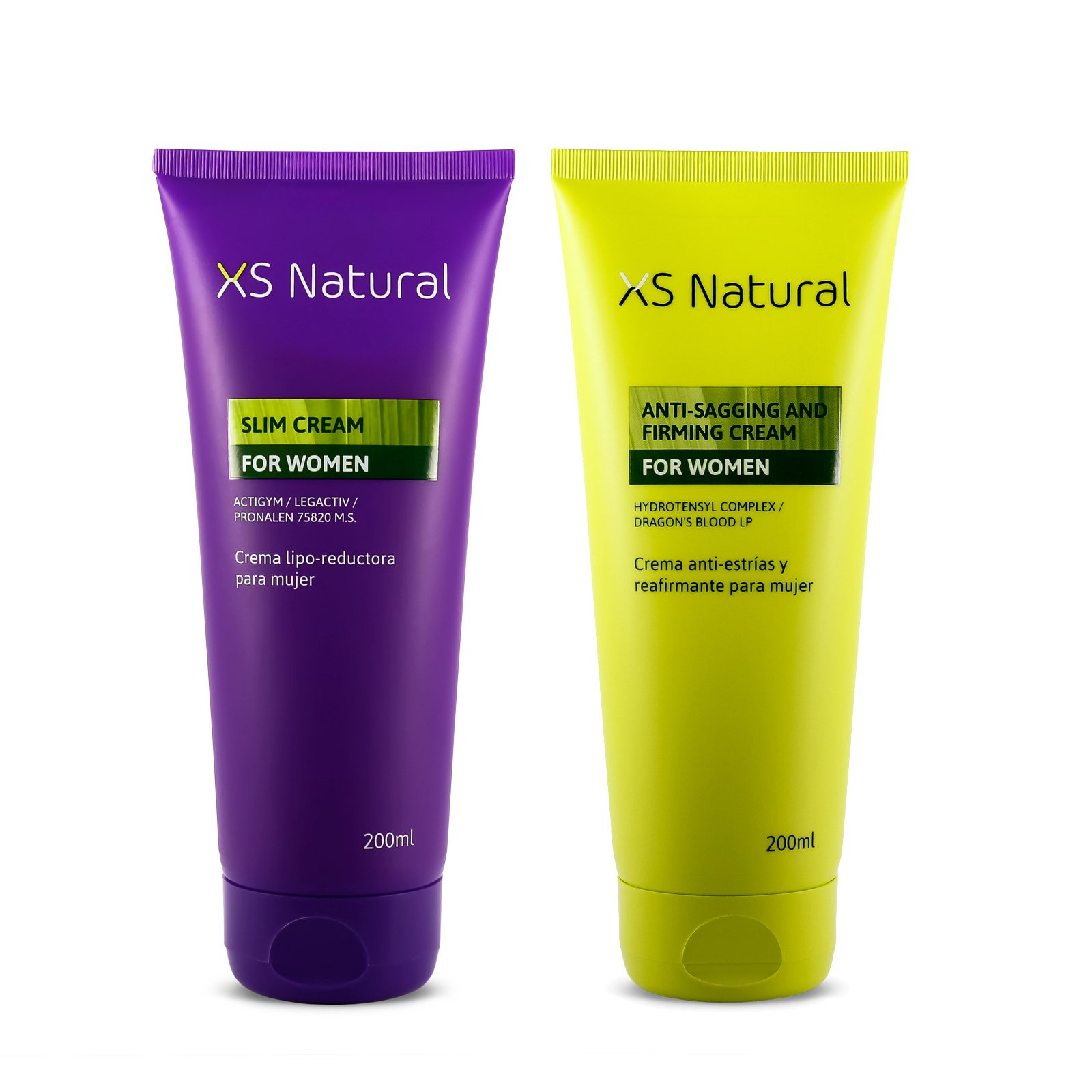 XS Natural Lady's lipo-reducing cream + XS Natural Anti-Stretch Marks and Firming Cream