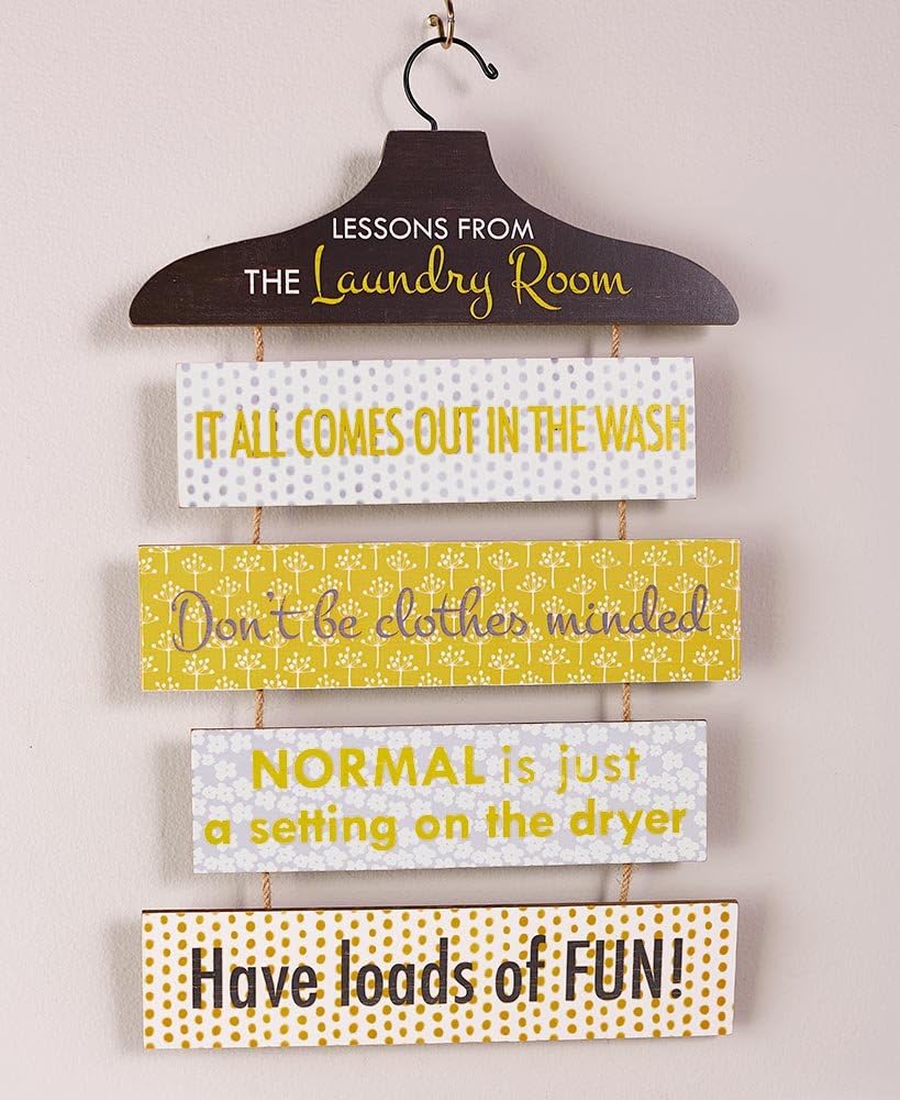 The Lakeside Collection Clothes Hanger Sign Wall Hanging