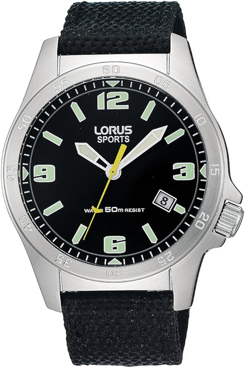 lorus sports watch 50m