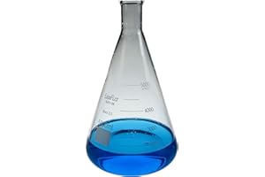 LUERFLEX 5000ML Erlenmeyer Flask Borosilicate Glass Pack of 1