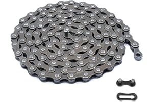 Hycline Bike Chain 6/7/8-Speed,Bicycle Chain 1/2x3/32 Inch,Special Steel for Road Mountain Racing Cycling (116 Links)