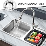 Rubigo Stainless Steel Sink Drainer Plug Hair Catcher 2 Pack 7.7cm 90 Holes view 6