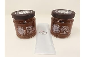 GENERIC Chutney Pear Date & Cognac Fruit Chutney by Snowdonia Cheese Company with Kokobunch Kit | 2 Pack - 4oz