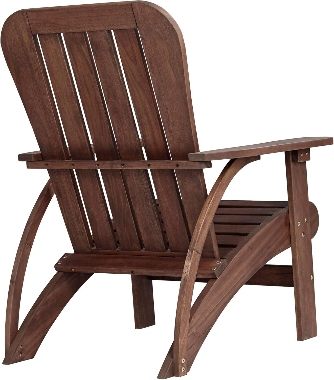 Dylan 28 1/2" Wide Acacia Dark Wood Outdoor Adirondack Chair - Teal Island Designs: Kitchen & Dining