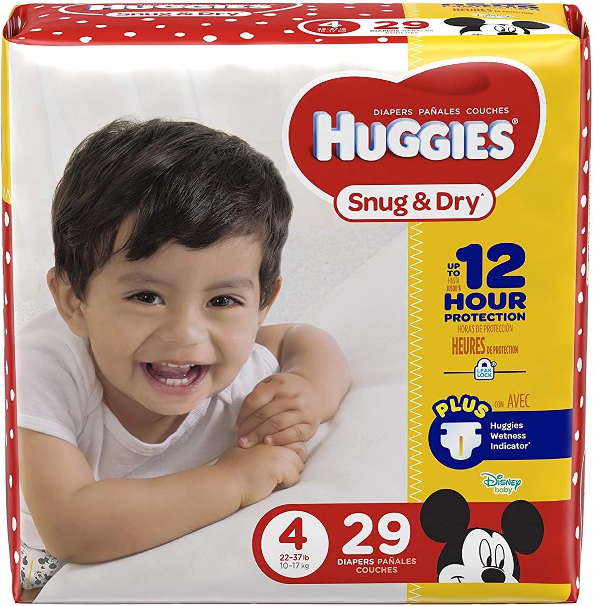 huggies snug dry size 4