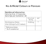 New Leaf Montmorency Cherry 6000mg 120 Vegan Capsules High Potency view 6