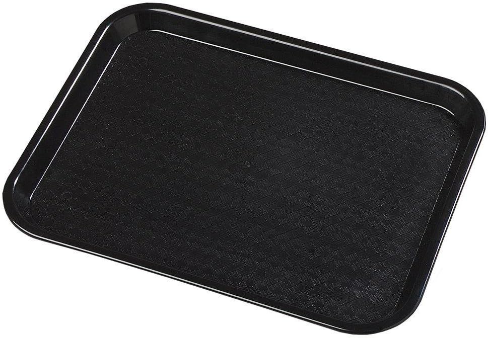 Carlisle 14 in. x 18 in. Polypropylene Tray in Black (Case of 12)