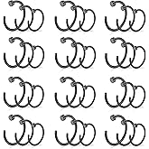 Drperfect 18/20/22G 36PCS 316L Stainless Steel Nose Rings Hoops Nose Piercing Jewelry for Women Men Colored Hoop Nose Ring 6mm 8mm 10mm 12mm
