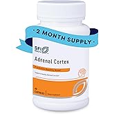 Klaire Labs SFI Health Adrenal Cortex - Targeted Adrenal Support Supplements for Cortisol Health - Purified, BSE-Free Lyophilized Extract from Pasture-Fed Bovine (60 Capsules)