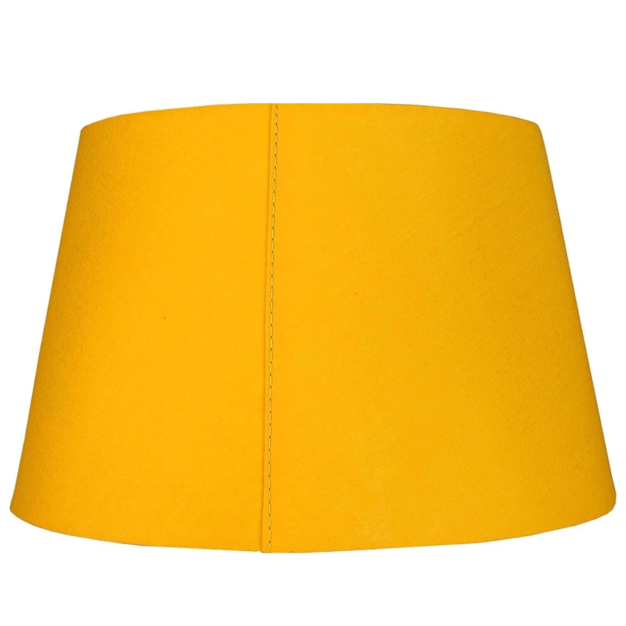 Loxton Lighting Cotton Drum Lampshade Pendant - (12inch 30cm Dia) (Mustard)