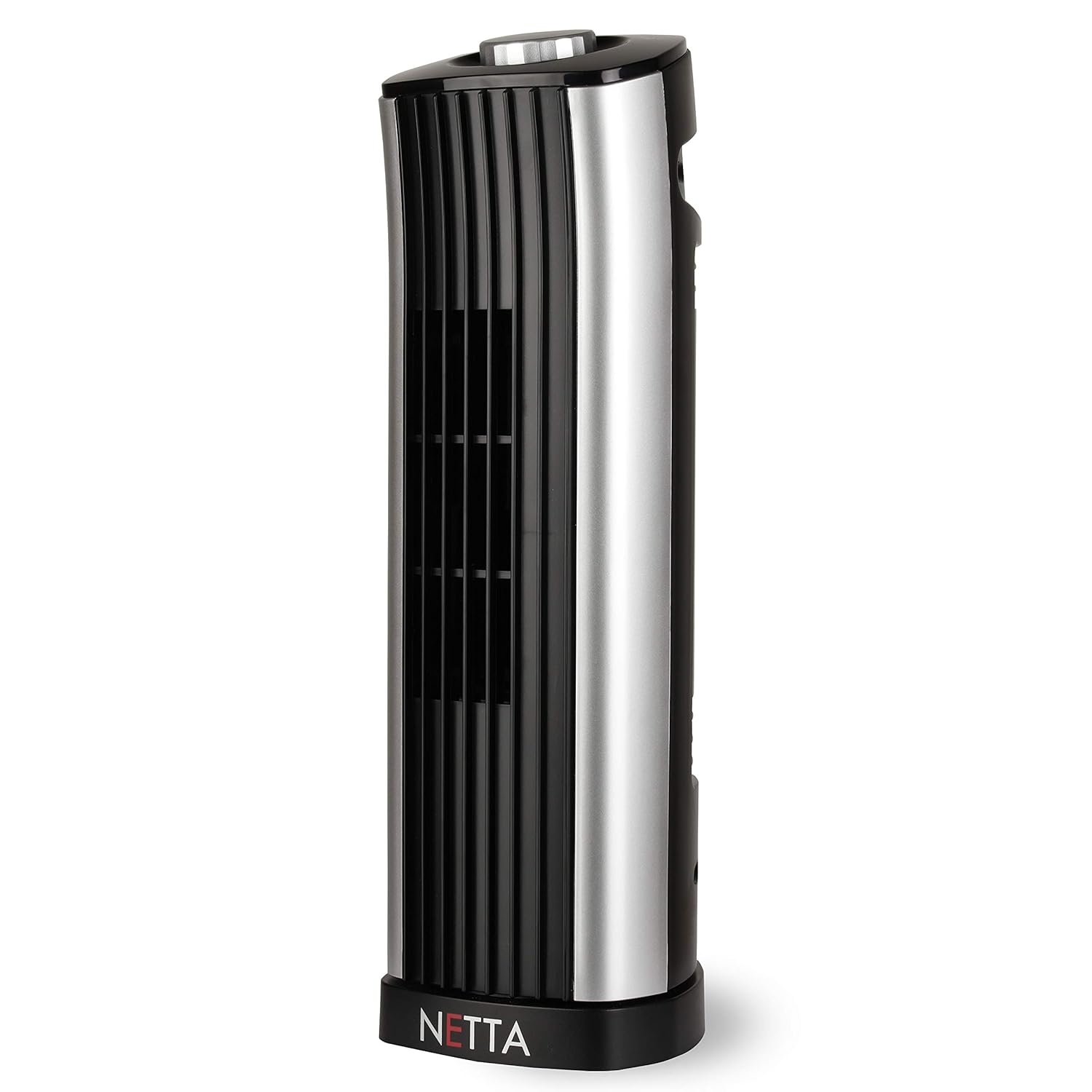 NETTA Mini Oscillating Tower Fan, Quiet Personal Desktop Cooling Fan