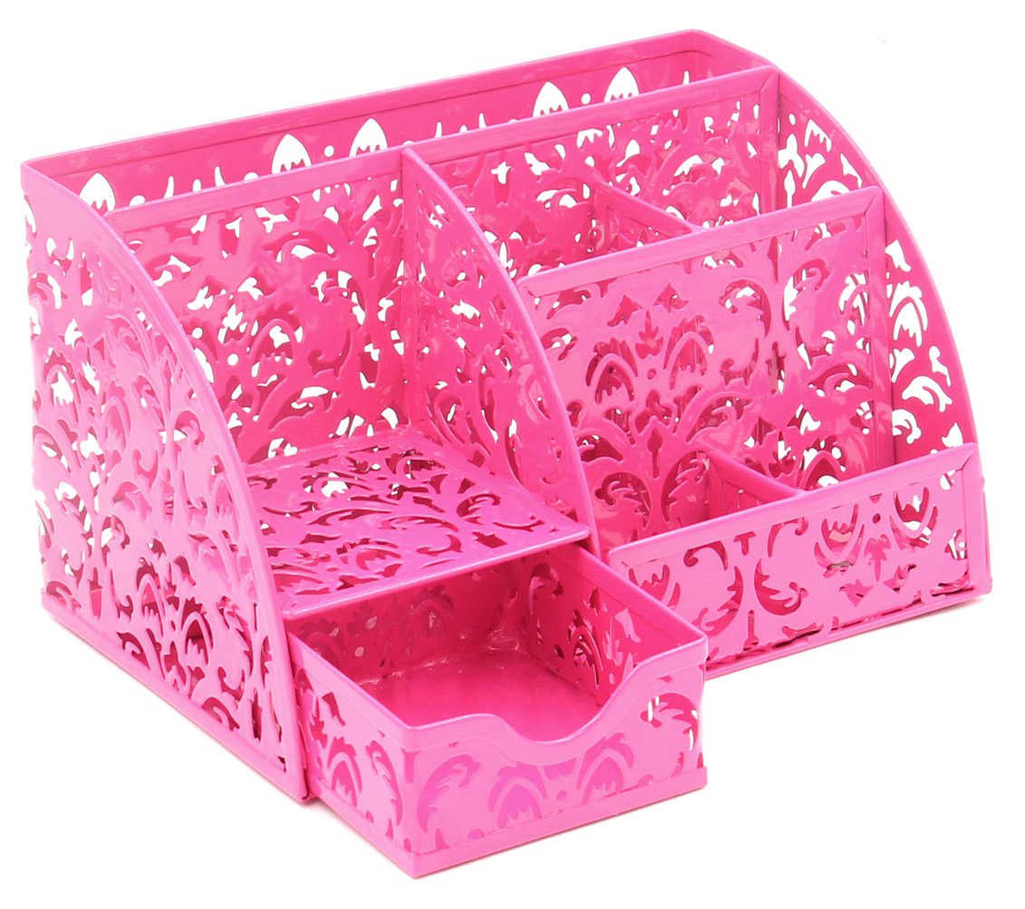 EasyPAG Office Desk Accessories Organizer 5 Compartments with Drawer