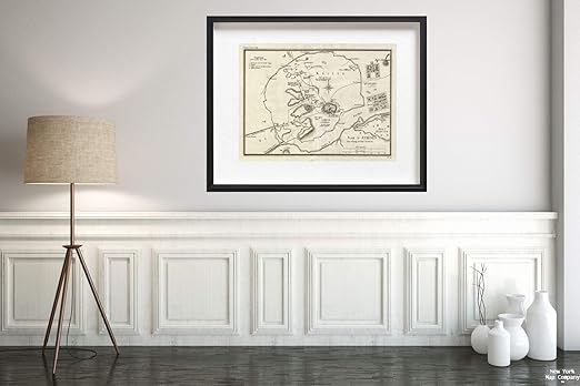 Amazon Com 1791 Bocage Or Plan Of Athens Ancient Greece Map