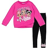 L.O.L. Surprise! Girls Fleece Sweatshirt and Leggings Outfit Set Little Kid to Big Kid Sizes (4-18-20)