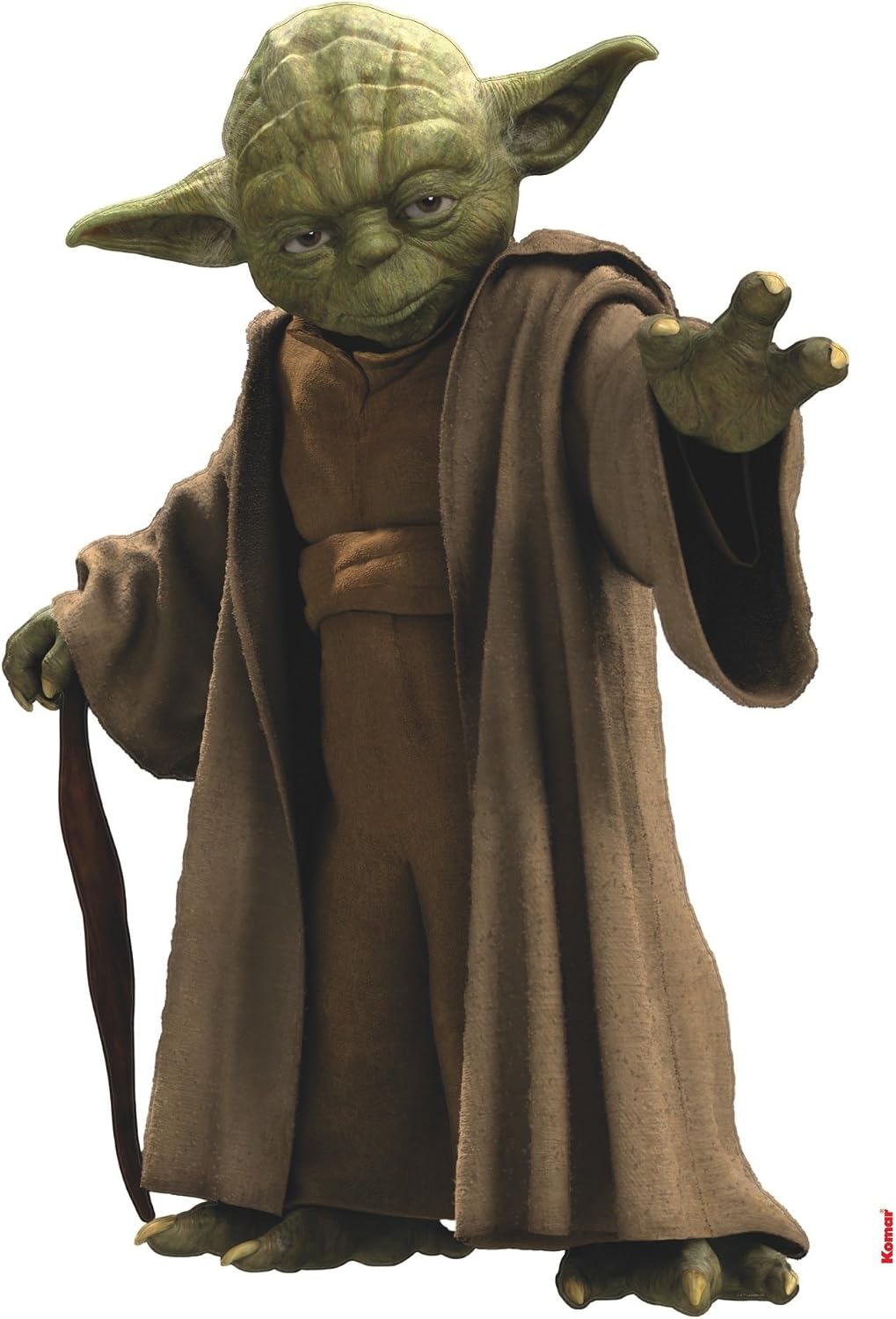 Komar 14721h Star Wars Yoda Freestyle Deco Sticker - Neutral, Braun,grün, 100 x 70 cm (Breite x Höhe) - Image 3