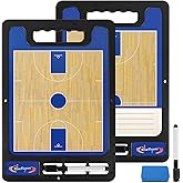FantasyDay Basketball Coaching Tactical Board, Portable Magnetic Basketball Coach Clipboard Dry Erase Blackboard - Sporting Goods Training Assistant Equipment KIt with Player Markers, Pen and Eraser
