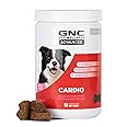 GNC Pets Advanced Dog Supplements for Cardiovascular Support| 90 Ct Soft Chew Dog Supplements for Cardio Health and Heart Health | Easy to Chew Dog Supplements, Made in The USA