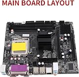 Dilwe G41 Motherboard LGA 775 DDR3 1066/1333MHz Integrated Graphics Sound view 3