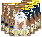 Glade Plug In Refills 6 Duos Sandalwood Jasmine 12 x 20ml Electric