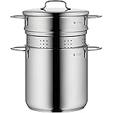 WMF Nudeltopf mit Glasdeckel, 24 cm, Kochtopf hoch mit