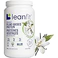 LEANFIT ORGANIC PLANT-BASED PROTEIN, Natural Vanilla - Vegan, Soy Free, Gluten Free, Dairy Free, Sugar Free - 21g Protein, 21