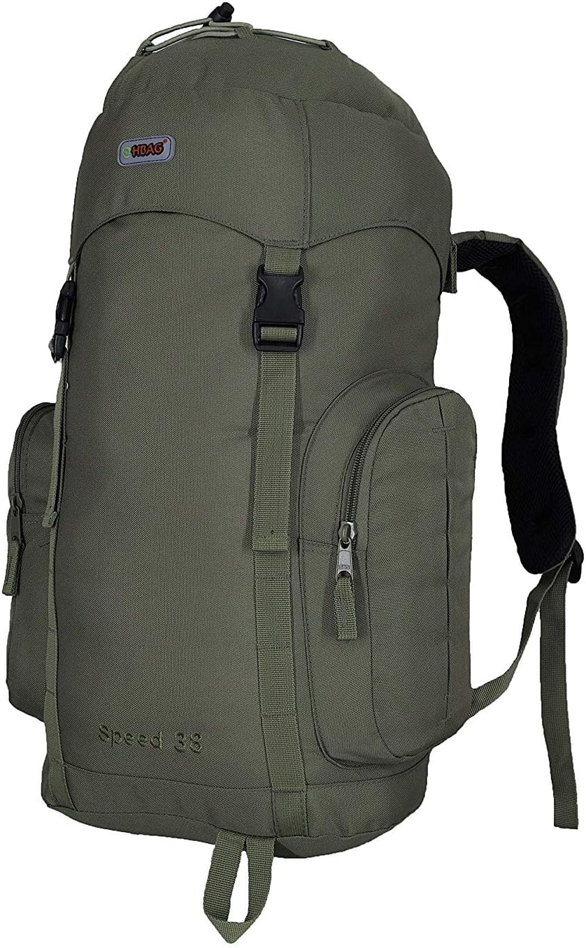 38L Army Assault 2 Day Camping Hiking Military Backpack (Army Green)