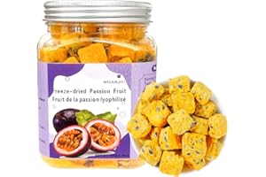 WEIJUEJIYI Dried Passion Fruit 150g /5.29oz Dried Fruit Tea Partner, Sweet and Sour Crispy Ready-to-eat Snack Food