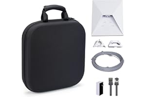 KUBEIBEAR Starlink Mini Carry Case - Protective Waterproof Storage Bag Pouch for SpaceX Starlink Mini Dish, Travel-Friendly Design with Handle, Perfect for RV, Van, Camping & Outdoor Use (Black, Basic Case)