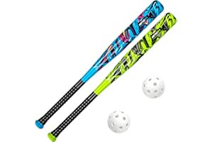 Ortiz34 Bat & Ball Set - Graffiti Plastic Bat & Ball Homerun Set- David Ortiz Backyard Baseball Set for Youth, Kids, Teenagers, Adults