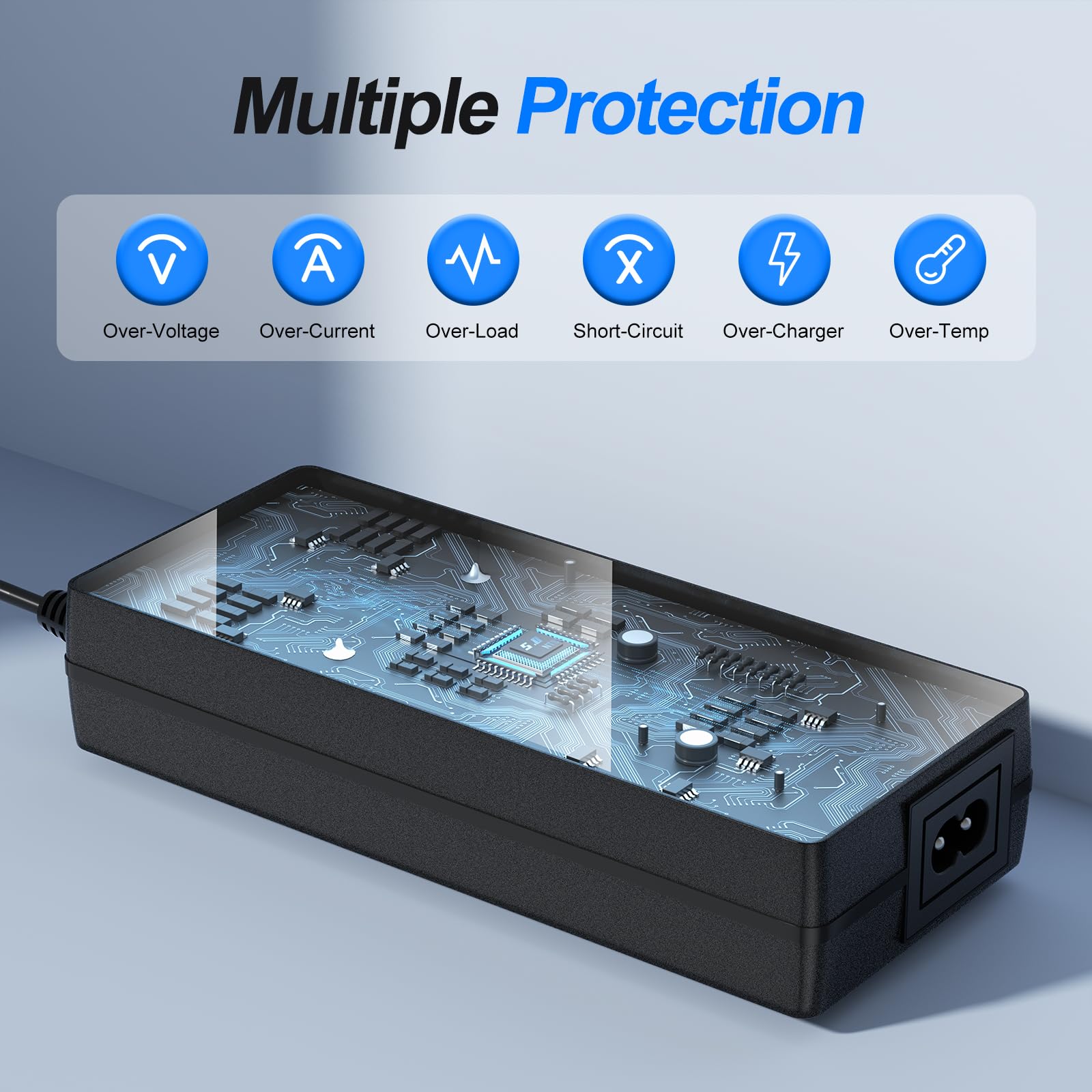 Audio 48V 5A Power Adapter Supply for Fosi Home Audio Bluetooth Stereo Receiver Amplifier Mini Hi-Fi Class D Integrated Amp