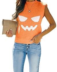 Amarmia Women's Halloween Mock Neck Knit Sweater