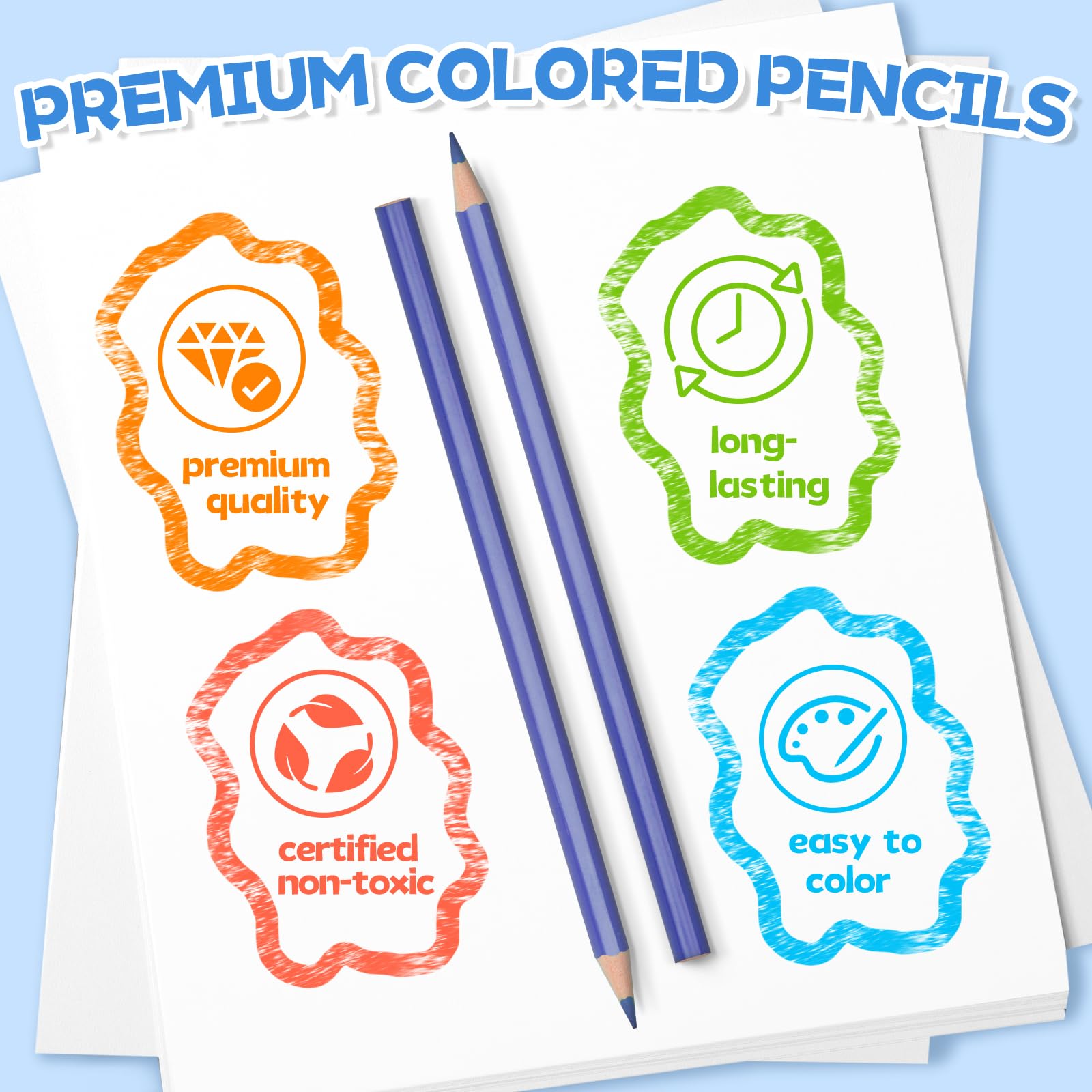 Aigybobo 360 Count Colored Pencils Bulk, 30 Pack Colored Pencils for Kids 12 Colors, Pre-sharpened Color Pencils, Bulk Coloring Pencils School Supplies for Teachers, Classroom Prizes, Art Supplies