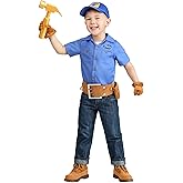 Disney Wreck It Ralph Fix It Felix Toddler Costume - Shirt, Belt, Hat, Gloves - Kid's Movie Character Outfit