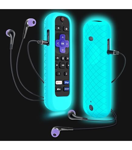 Schutzhülle Für Roku Voice Remote Pro – Leuchtet Im Dunkeln & Rutschfest