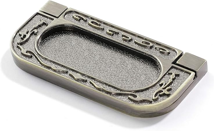 Txinmin 2 9 10 Inch Long Zinc Alloy Flush Recessed Handle Bronze