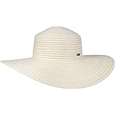 Jessica Simpson Womens Wide Brim Straw Hat