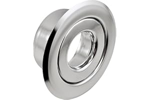 KNUPP CO. Recessed Fire Sprinkler Escutcheon 3/4 in. IPS - 2 Piece in Chrome Plated - Depth Adjustment Range up to 3/4 in. for Fire Sprinkler Trim