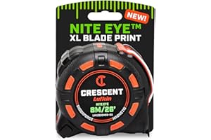 Crescent Lufkin 8 Meter / 25 Ft. SHOCKFORCE NITE Eye Magnetic Tape Measure | LM1325CMEB-02