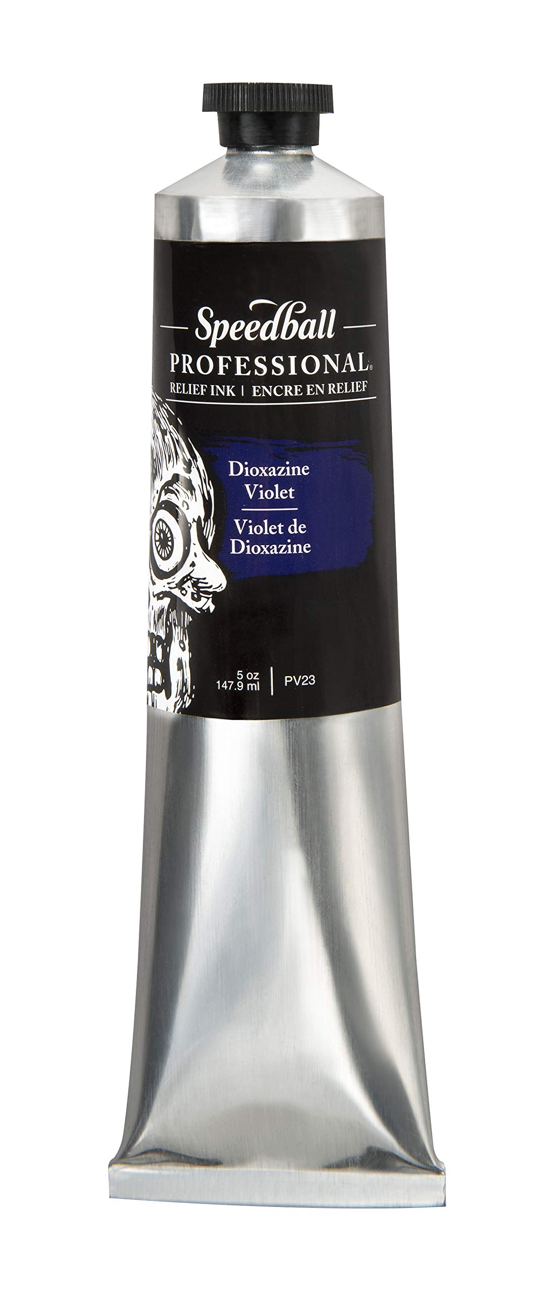 Speedball 5oz 140ml Professional Dioxazine Violet, Water-Miscible, Oil-Based Printmaking Ink, Lightfast Pigments, for All Kinds of Relief Printing, Ideal for Lino Cutting, Assorted