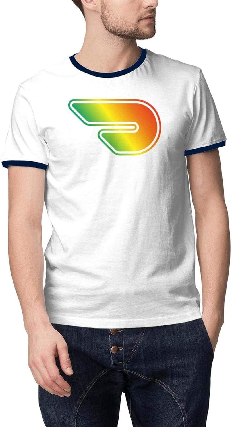 Mens T-Shirt -Order-Food-Online-red- Classic Crew Neck Short Sleeve T Shirts