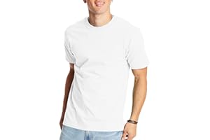 Hanes Men's Beefy-t T-Shirt, Heavyweight Cotton Tee, 1 Or 2 Pack, Big & Tall