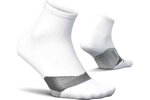 Feetures Elite Light Cushion Quarter Solid - Sport Sock with Targeted Compression