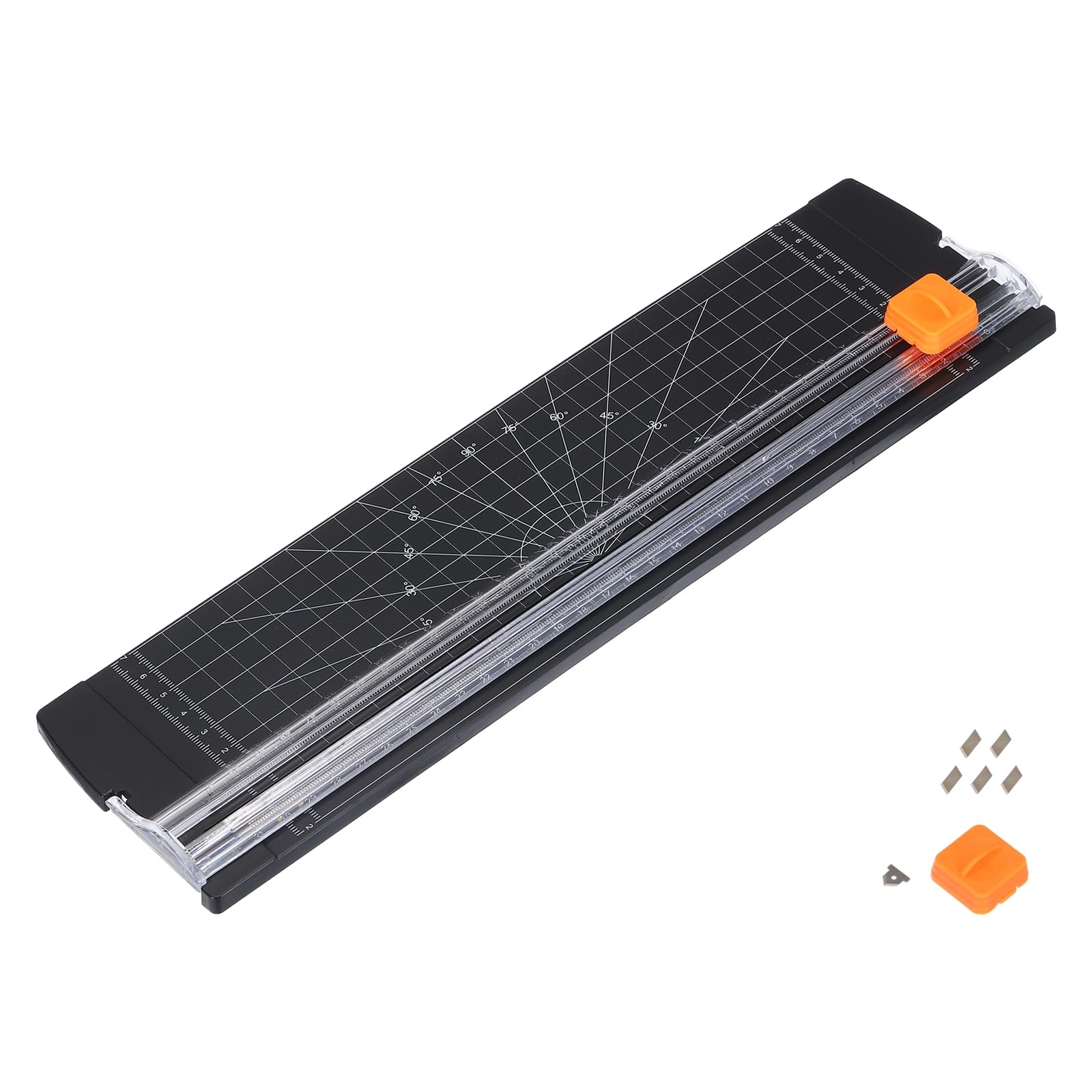 Photo 1 of PATIKIL 12 Inch Paper Trimmer, A4 Size Portable Paper Cutter Slicer Scrapbooking Tool with Cutter Head Blade for Craft Paper Photo Cardstock, Black