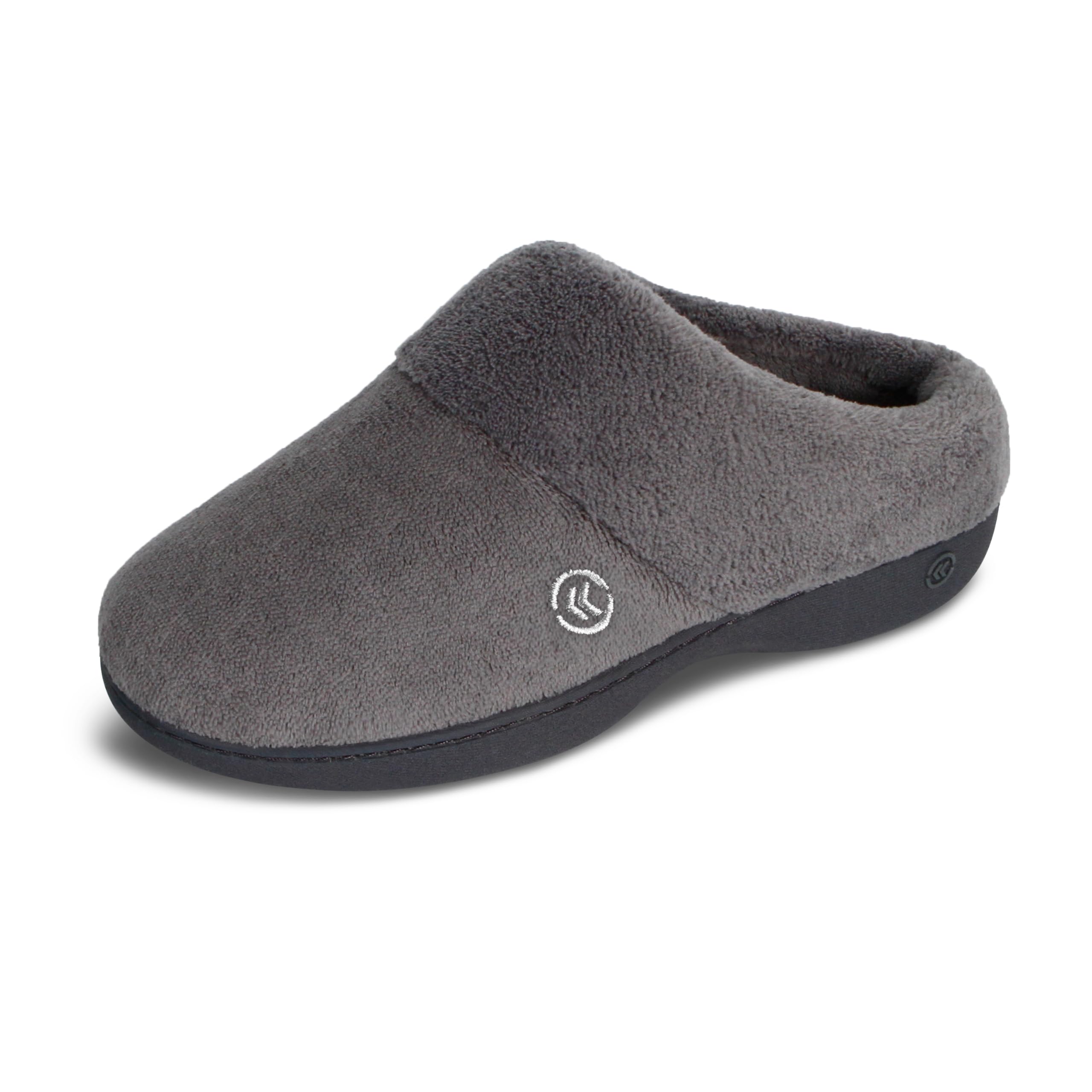 Photo 1 of isotoner Women's Classic Clog Slippers with Memory Foam Comfort and Non-Slip Stability, Ash, 9.5-10LPNPMEY3418289
