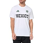 adidas Men's Mexico T-Shirt, White, X-Small