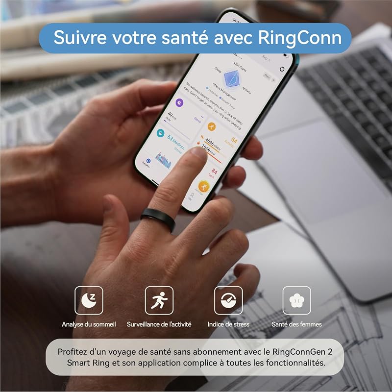 Gen 2 Smart Ring, Suivi de l’apnée du Sommeil inédit