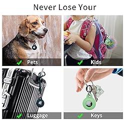 Kanya Compatible with AirTag Case Holder,4 Pack