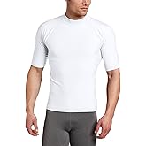 Kanu Surf Mens Mercury UPF 50+ Short Sleeve Sun Protective Rashguard Swim Shirt