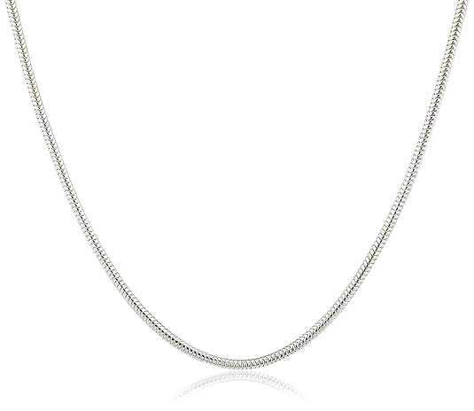 InCollections Damen-Halskette 925/000 Sterlingsilber Schlangenkette